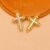 One Pcs 925 Sterling Silver Pearl Cross Pendant