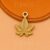 925 Sterling Silver Cannabis Leaf Pendant