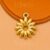 925 Sterling Silver Sunflower Pendant