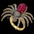 925 Sterling Silver Spider Ring