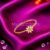 925 Sterling Silver Gold Plated Floral Ring