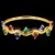 925 Sterling Silver Multi Gemstone Vine Ring