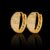 925 sterling silver Gold Hoop Earrings