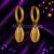 925 sterling silver Cowrie Shell Hoop Earrings