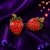 925 sterling silver Strawberry Stud Earrings