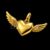 Flying Heart 925 Sterling Silver Angel Wings Pendant