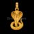 King Cobra Snake 925 Sterling Silver Pendant