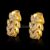 Gold Heart Huggie Earrings