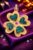 925 Sterling Silver Four-Leaf Clover Malachite Pendant