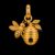 Bumble Bee & Beehive 925 Sterling Silver Pendant