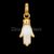 Hamsa Hand White Enamel 925 Sterling Silver Pendant