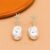 925 Sterling Silver Baroque Pearl Drop Earring