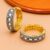 925 Sterling Silver Vintage Huggie Hoop Earrings