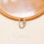 Multi-Stone Pave diamond Carabiner Lock, 14K Gold Plated 925 Sterling Silver Clasp