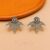 925 Sterling Silver Sunburst Stud Earrings