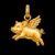Flying Pig Pendant  925 Sterling Silver