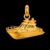 Luxury Speedboat Yacht Pendant – 925 Sterling Silver