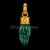 Malachite Mano Figa Hand Pendant 925 Sterling Silver