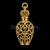 Filigree Perfume Bottle Pendant 925 Sterling Silver