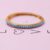 925 Sterling Silver Gold Plated Turquoise Tennis Bangle | Minimal Stackable Bracelet | Elegant Blue Stone Jewelry for Women