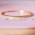 925 Sterling Silver Gold Plated CZ Tennis Bangle | Slim Diamond Look Bracelet | Minimal Stackable Jewelry for Women
