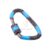 925 Sterling Silver Turquoise Enamel Carabiner Clasp with Black Pave Diamond | Designer Oval Connector