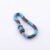 925 Sterling Silver Turquoise Enamel Designer Carabiner Clasp with Black Pave Diamond | Luxury Connector