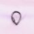 925 Sterling Silver Teardrop Screw Lock Connector with Pave Pave Diamond | Designer Carabiner Clasp