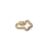 925 Sterling Silver Gold Plated Designer Clover Screw Lock Connector with Pave Diamond | Luxury Jewelry Clasp