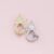 1 Pcs 925 Sterling Silver Pave Pave Diamond Oval Lobster Clasp with Round Top & Ring | Gold & Silver Designer Connector