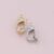 1 Pcs 925 Sterling Silver Pave Pave Diamond Teardrop Lobster Clasp with Ring | Gold & Silver Designer Connector