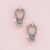 1 Pcs 925 Sterling Silver Two-Tone Pave Diamond Designer Charm Holder Lock with Ring | Gold & Black Rhodium Connector