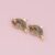 1 Pcs 925 Sterling Silver Black Pave Diamond Pave Oval Charm Holder Lock | Gold Plated Designer Connector