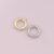1 Pcs 925 Sterling Silver Round Charm Holder Lock with Beaded Edge | Gold & Silver Designer Connector Ring