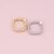 1 Pcs 925 Sterling Silver Twisted Square Charm Holder Lock | Gold & Silver Textured Connector
