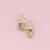 1 Pcs 925 Sterling Silver Gold Plated Pave Diamond Lobster Clasp Charm Holder Lock