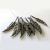 25 Pieces Wholesale Natural Pave Diamond Feather Charm Pendant Finding Over 925 Sterling Silver Antique Finish Charm