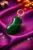 Malachite Bean Sterling Silver Gold-Plated Pendant