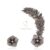 925 Sterling Silver Diamond Floral Feather Earrings