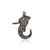 925 Sterling Silver Diamond Pave Designer Hook Clasp Jewelry