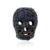 925 Sterling Silver Black Rhodium Blue Sapphire Skull Bead finding