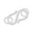 925 Sterling Silver S Hook Clasp Jewelry