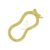 925 Sterling Silver Gold Plated Fish Hook Clasp Jewelry