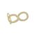 925 Sterling Silver Gold Plated Hook Lock Clasp Jewelry