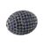 925 Sterling Silver Blue Sapphire Pave Oval Bead Finding Jewelry