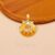 Enamel Shell Pendant 925 Silver Gold Charm