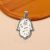 Hamsa Hand Pendant MOP 925 Silver Charm