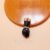 925 Sterling Silver Black Onyx Figa Hand Pendant