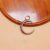 925 Sterling Silver Ruby & Diamond Simulant Crescent Moon Pendant