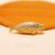 925 Sterling Silver Gold-Tone Textured Fish Pendant